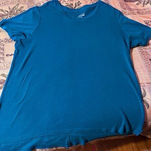 Plus Size Sport TShirt Blue